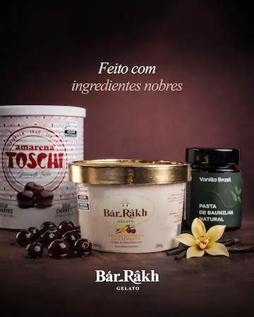 Bár-Râkh - Gelato de Baunilha com Amarena