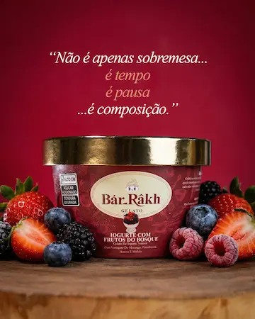 Bár-Râkh - Gelato de Iogurte e Frutos do Bosque